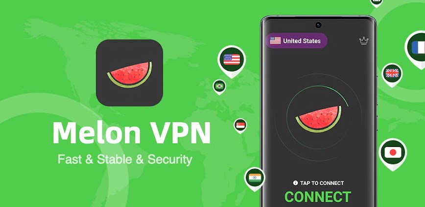 Melon VPN MOD APK (VIP Unlocked) v7.9.826