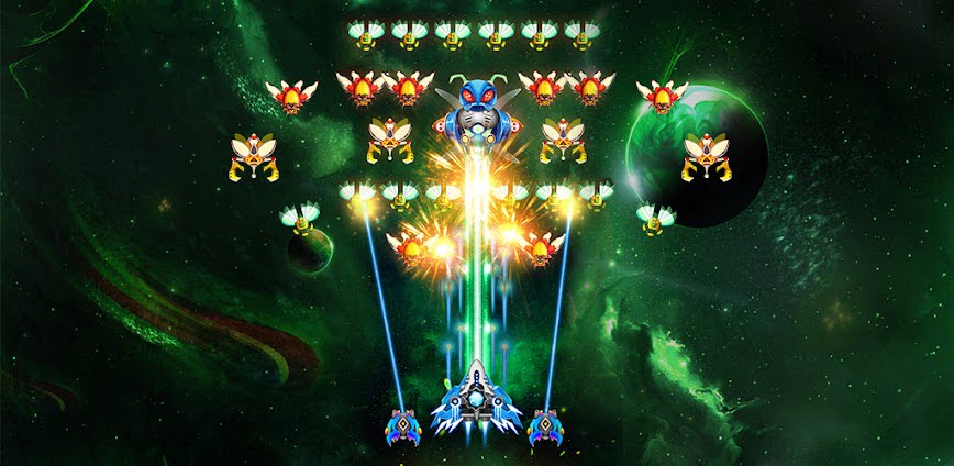 Space Shooter: Galaxy Attack MOD APK (Unlimited Diamonds) v1.766