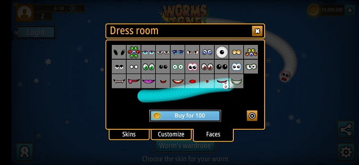 Worms Zone.io Mod