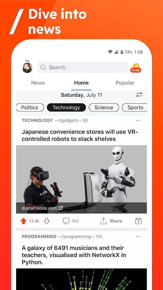 Reddit-for-Android