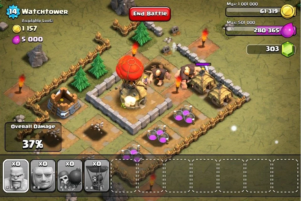 Clash Of Clans Attack