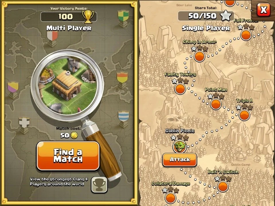 Map Clash Of Clans