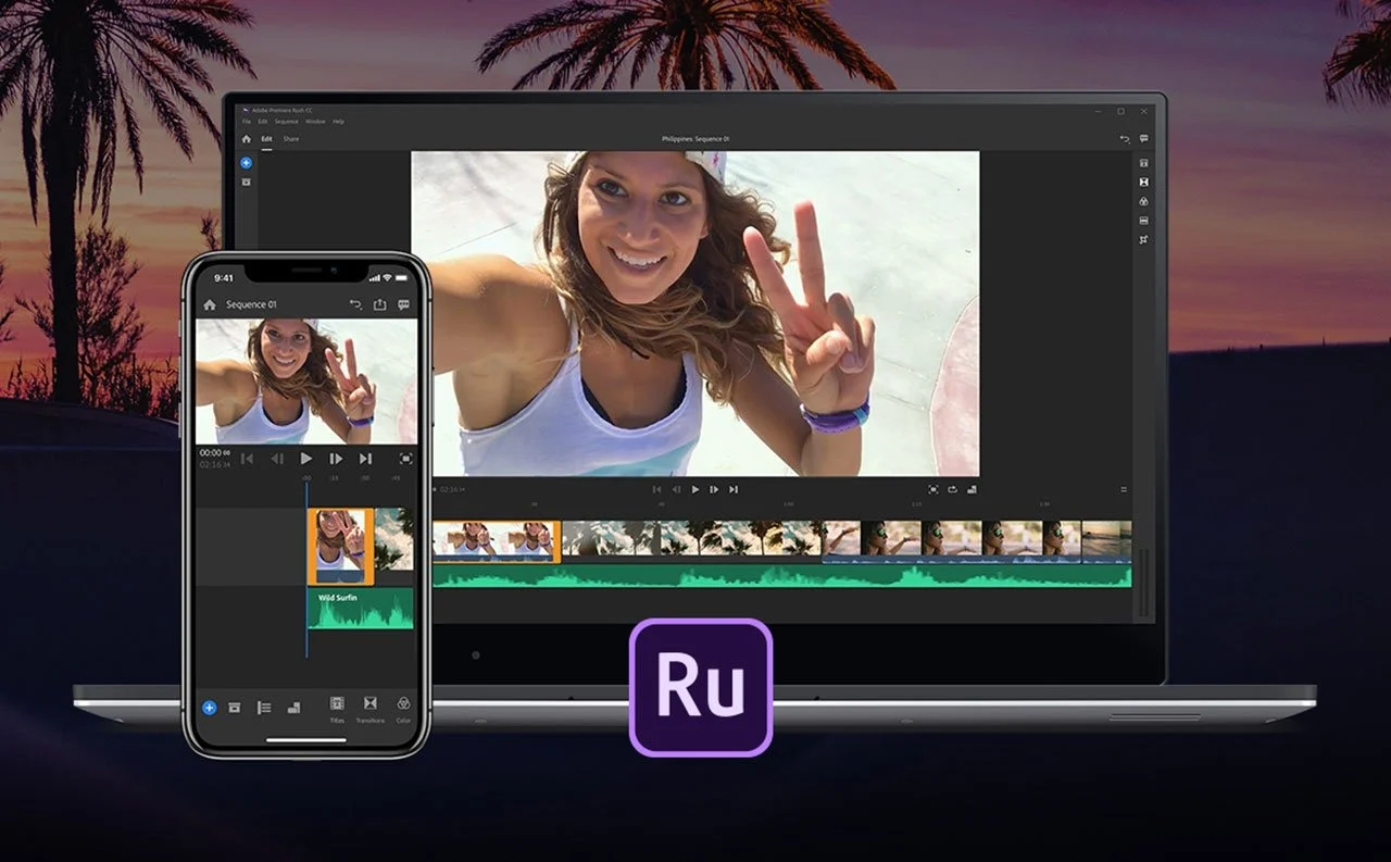 Adobe Premiere Rush APK MOD ((Full Premium Unlocked)) v1.5.60.1347